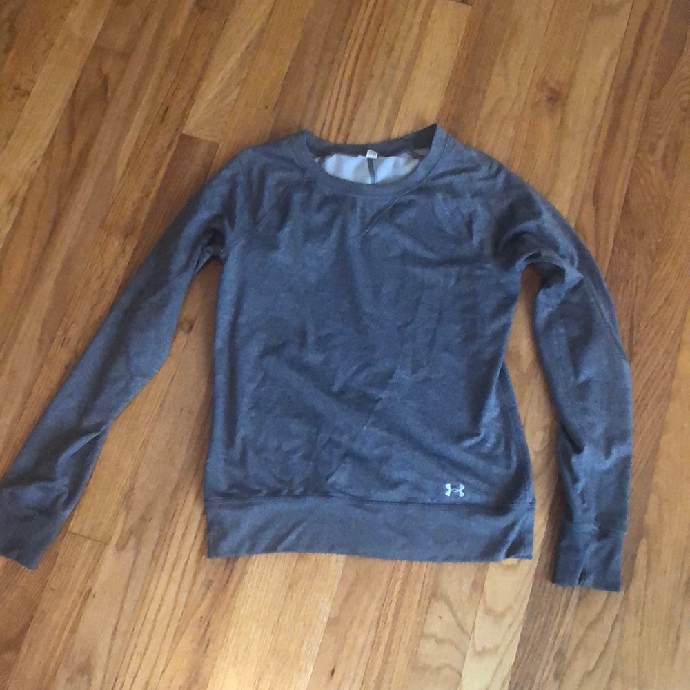 Under Armor Grey Soft Sweatshirt Size Small